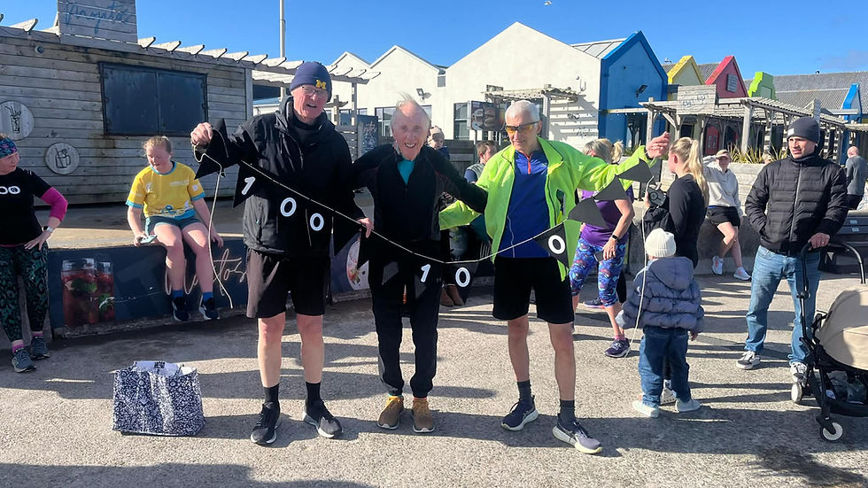 Roger's 100th Parkrun at the Nova - 11th April 2026