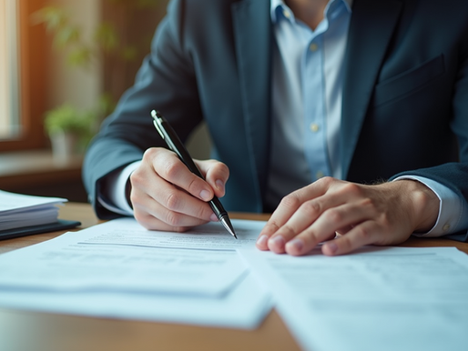 An employer reviewing a background check