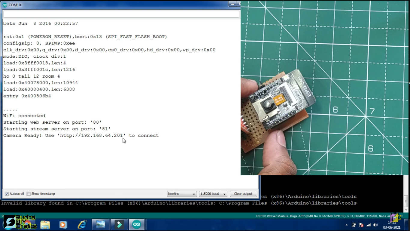 Getting Started with ESP32 Cam Module and Solve Fatal Error