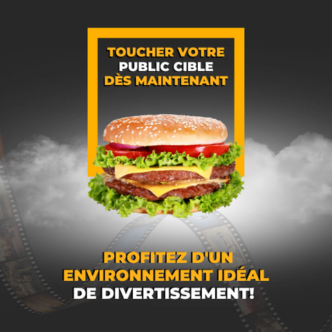 Tarif, annonces publicitaires au cinéma de Montréal, rive-sud, rive-nord.