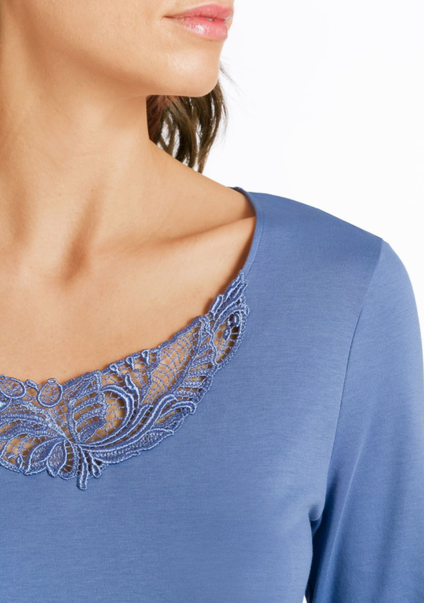 Miniatura: HANRO - CAMICIA DA NOTTE LUNGA