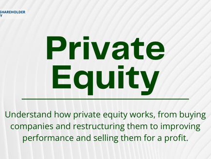 What is private equity?