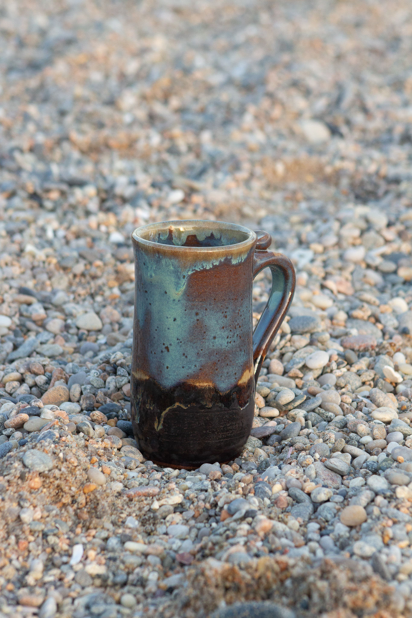 red rock teal water mug
