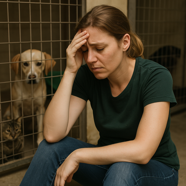 Burnt-out Animal Rescuer
