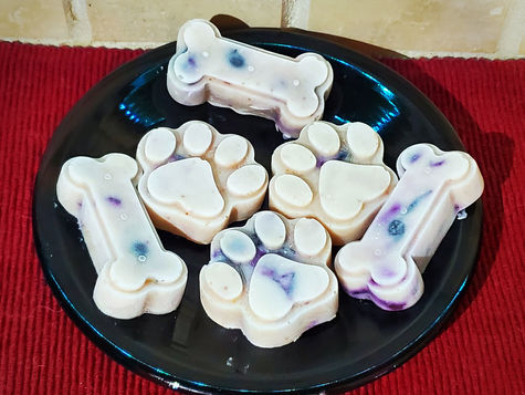 Blueberry Bliss: Homemade Frozen Yogurt Treats for Pups