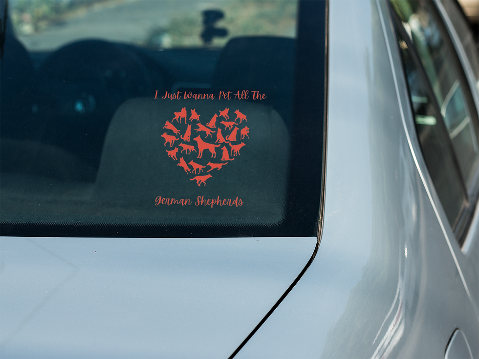 Thumbnail: I Just Wanna Pet All The German Shepherds Decal
