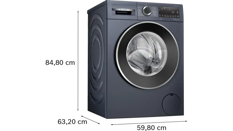 Thumbnail: BOSCH | 10KG | FRONT LOAD | WASHING MACHINE | BLACK GREY | WGA252ZPIN