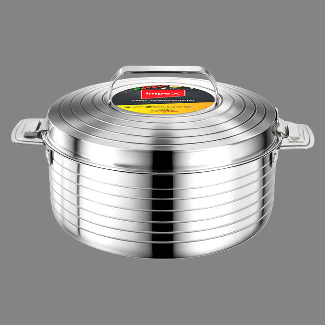 Impex Cassy Stainless Steel Hotpot (Silver)