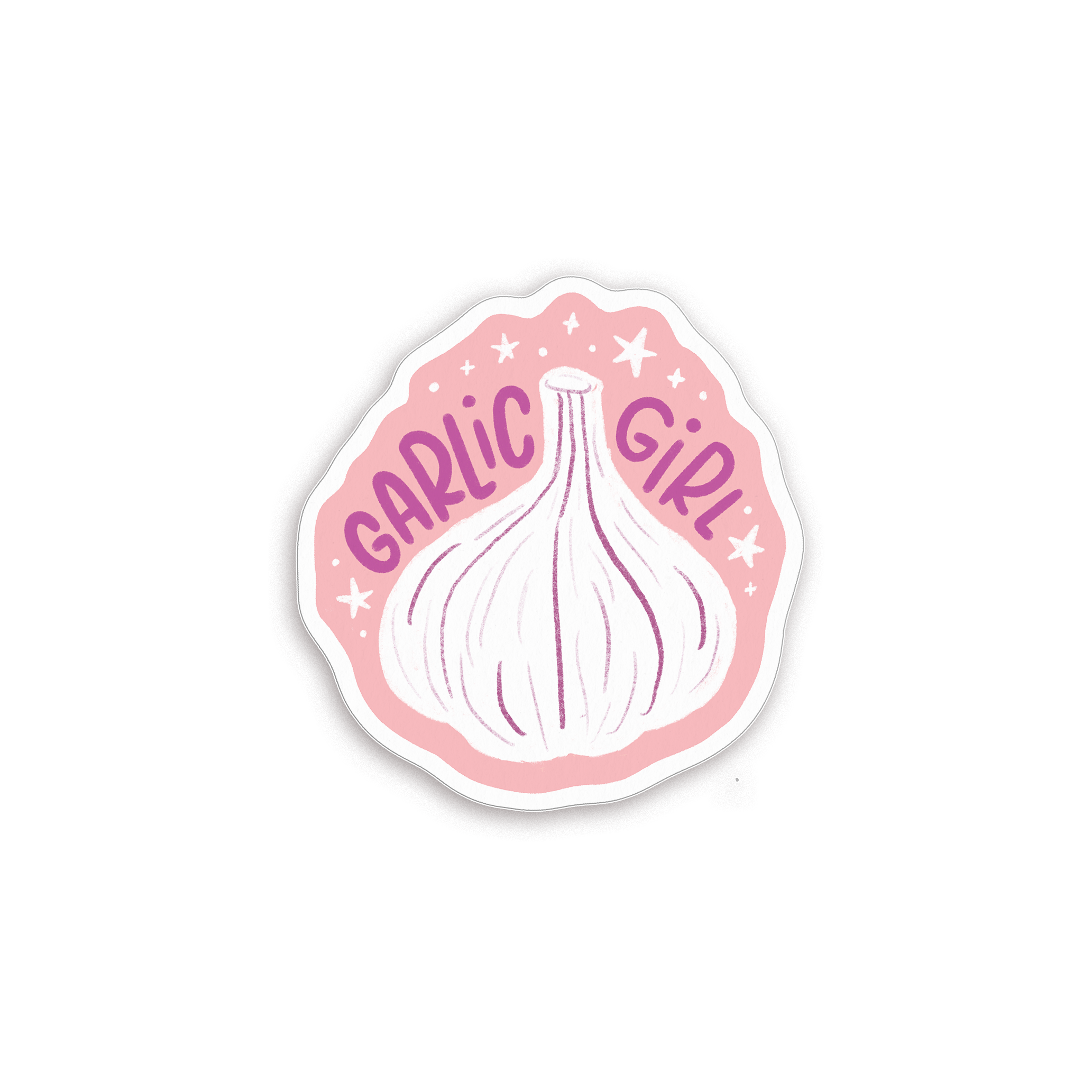 Garlic Girl Mini Sticker
