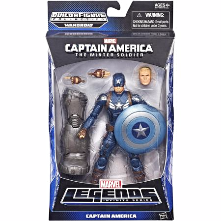 BONECO CAPITÃO AMERICA LEGENDS