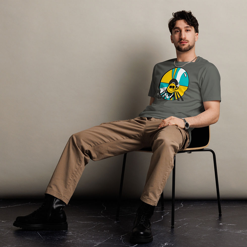 Thumbnail: WALKIN' SMILEY FACE T-SHIRT