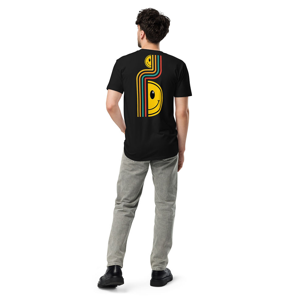 Thumbnail: RETRO SMILEY FACE T-SHIRT
