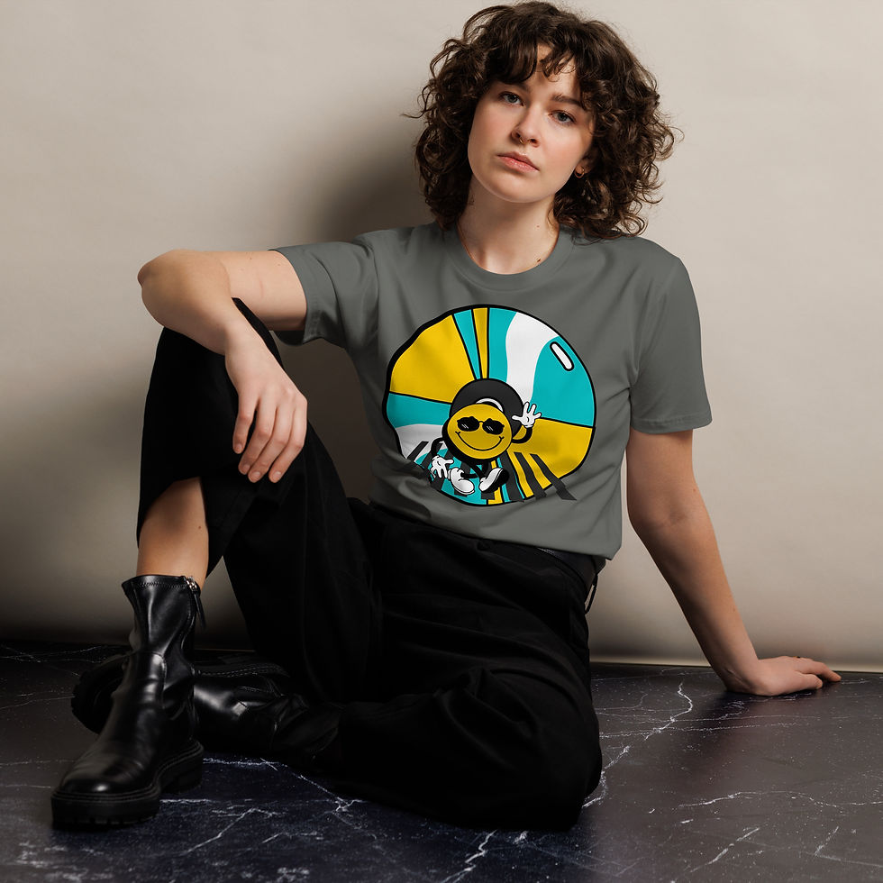Thumbnail: WALKIN' SMILEY FACE T-SHIRT
