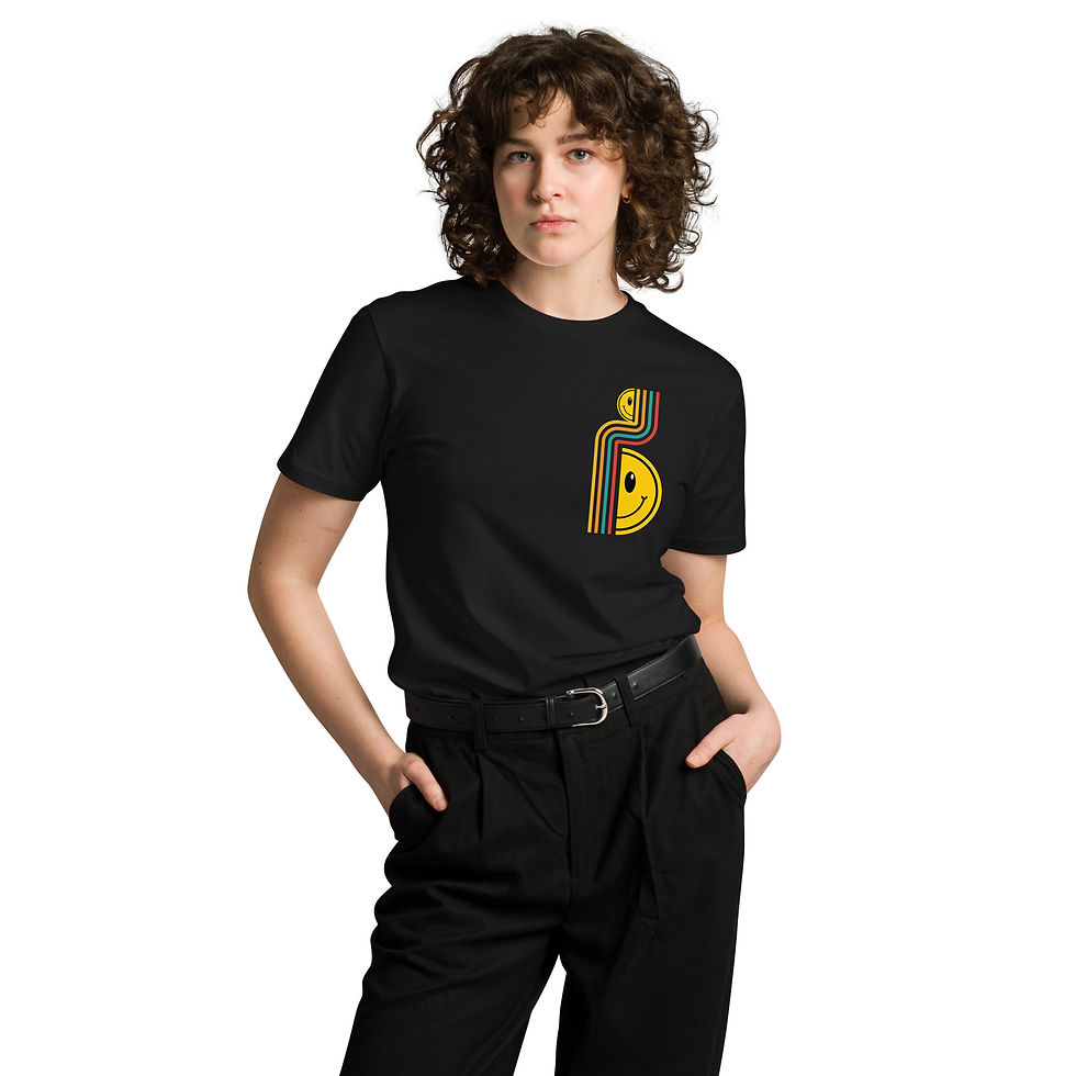 Thumbnail: RETRO SMILEY FACE T-SHIRT