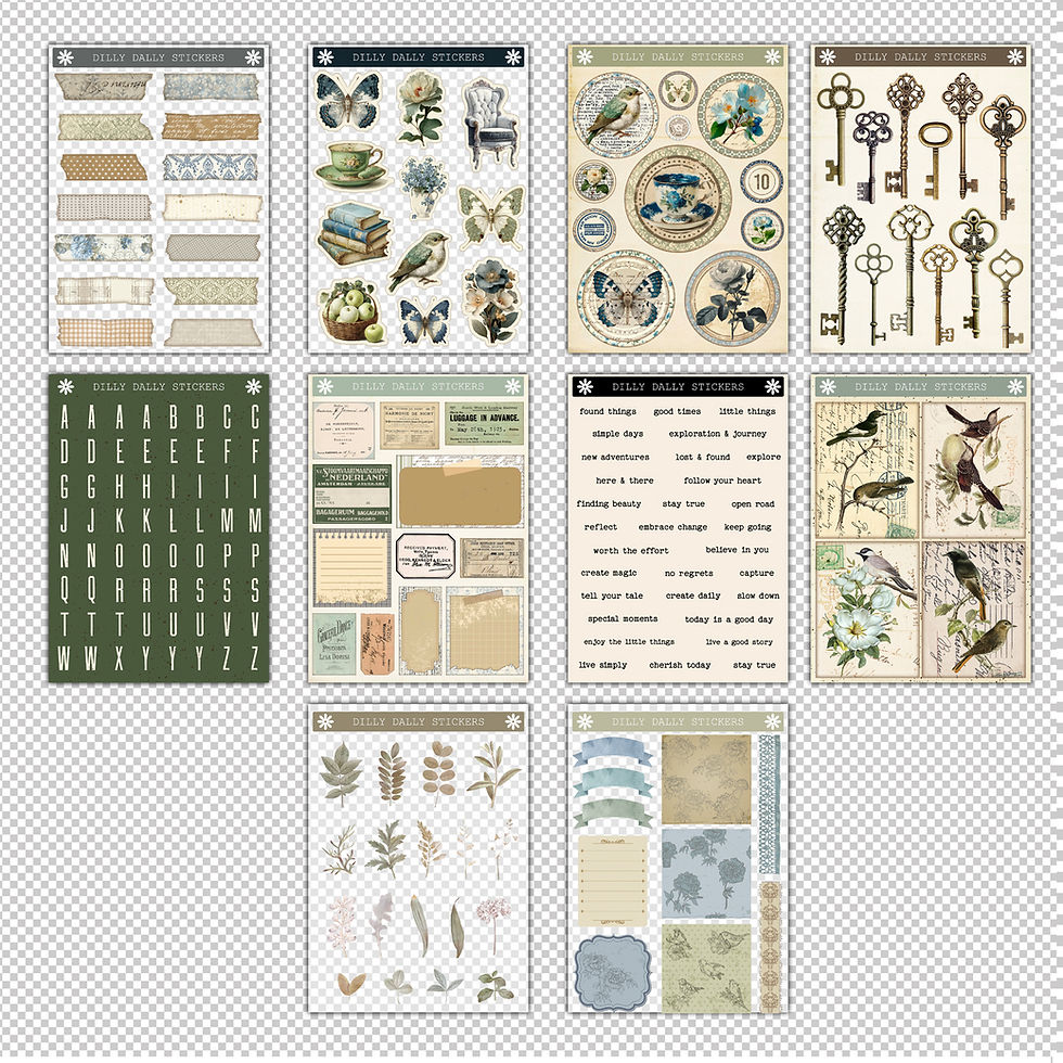 Thumbnail: January Sticker Collection 2026