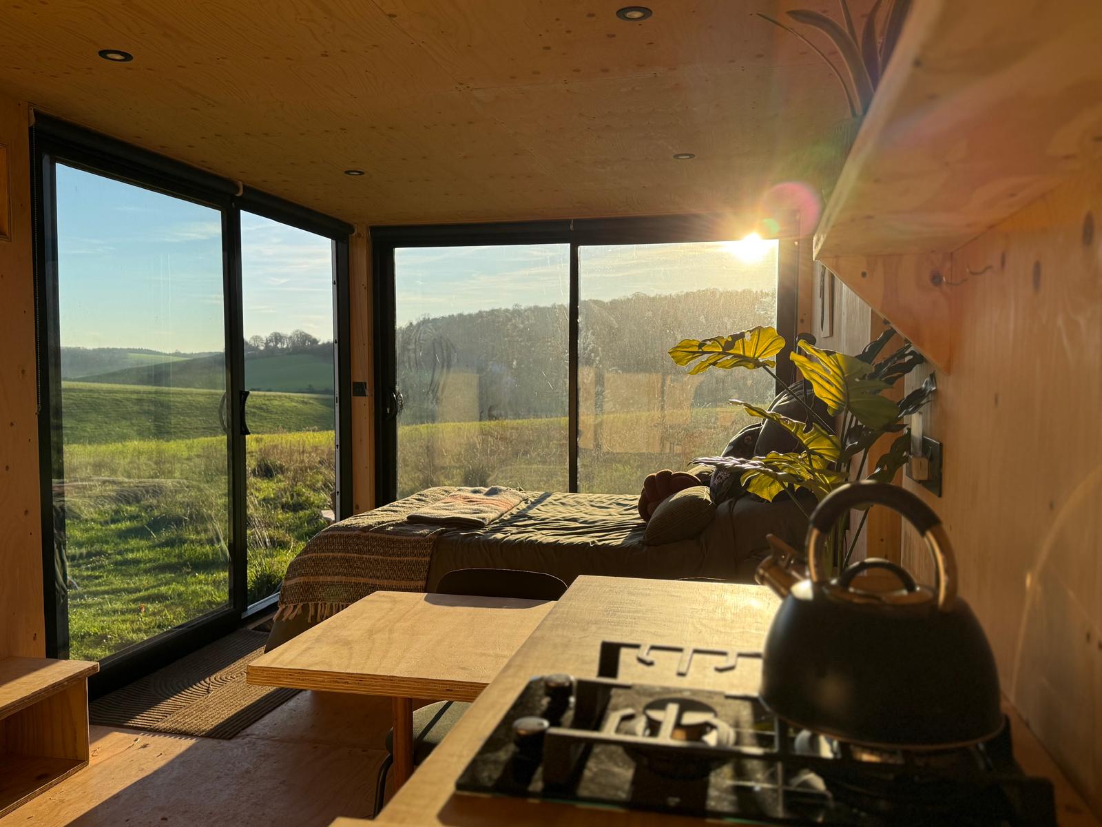 Kalou cabin — off-grid cabin stay in East Dean, Goodwood, West Sussex