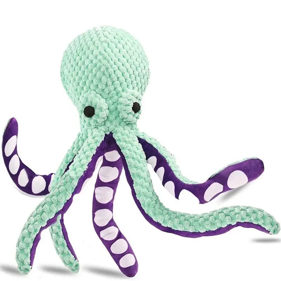 Thumbnail: Pet plush octopus toy interactive sound anti-demolition home large and small dog