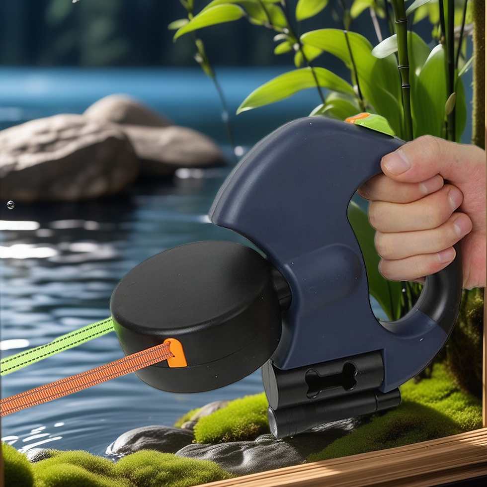 Thumbnail: Dual Retractable Leash with LED