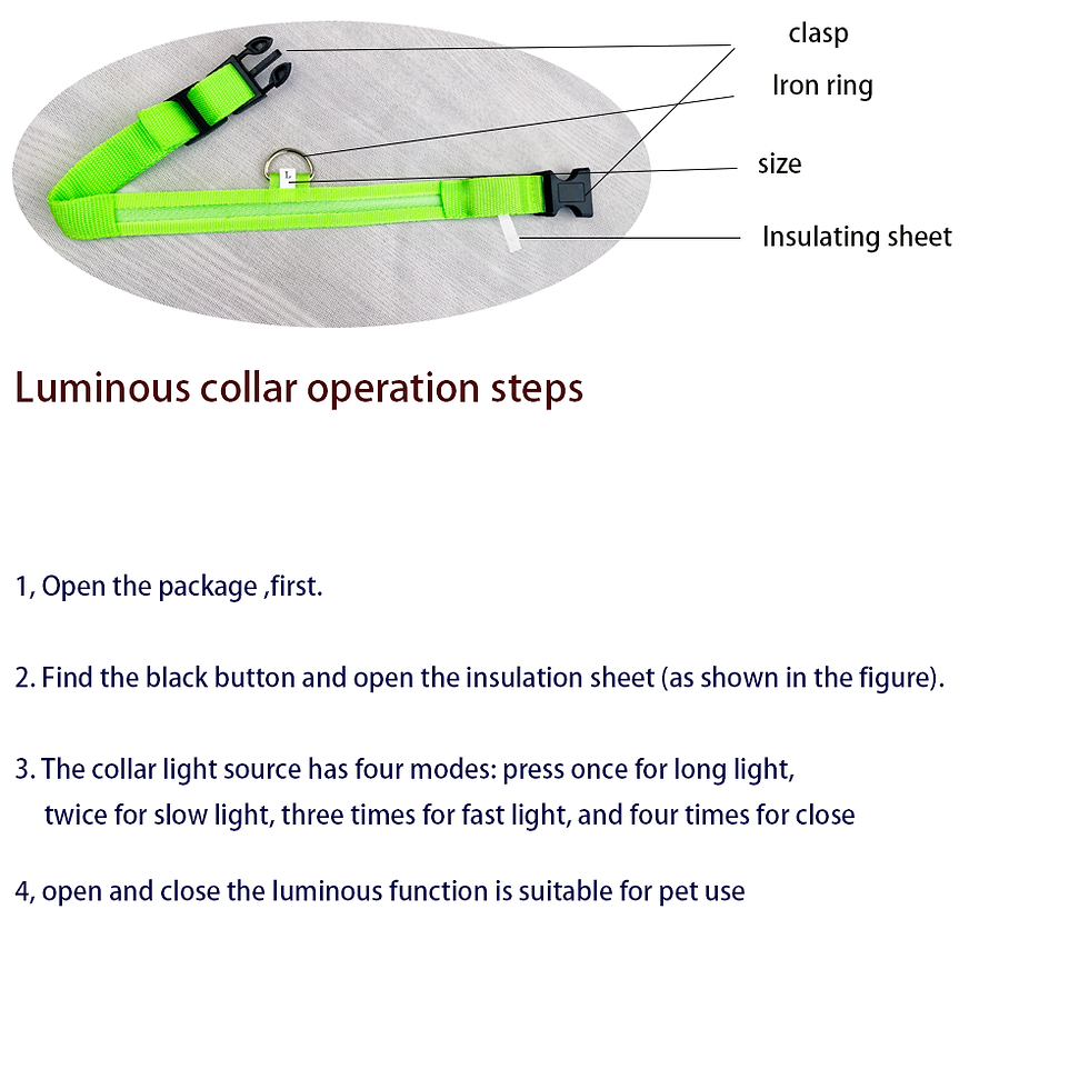 Thumbnail: LED Safety Dog Collar