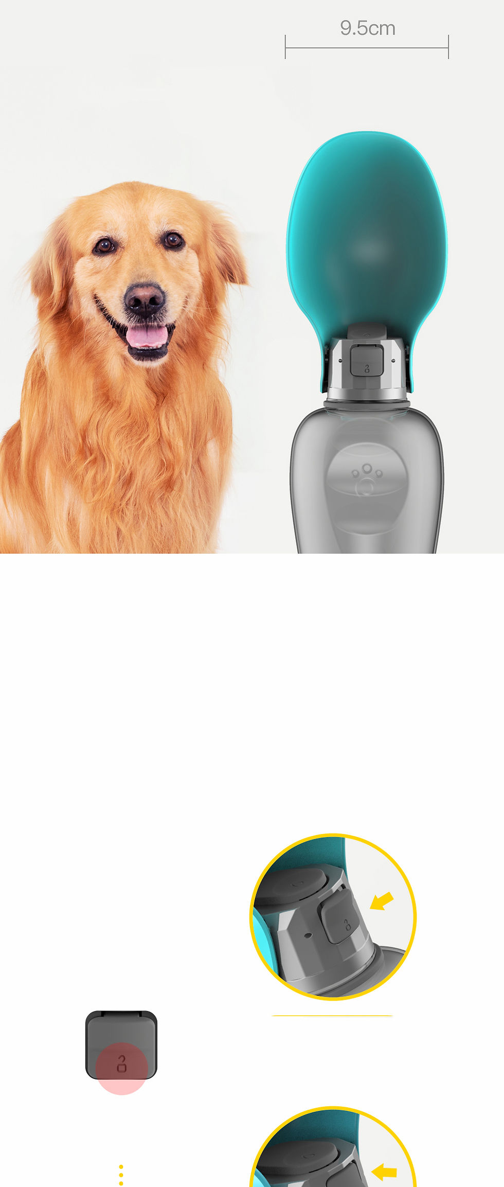 Thumbnail: Portable Dog Water Bottle