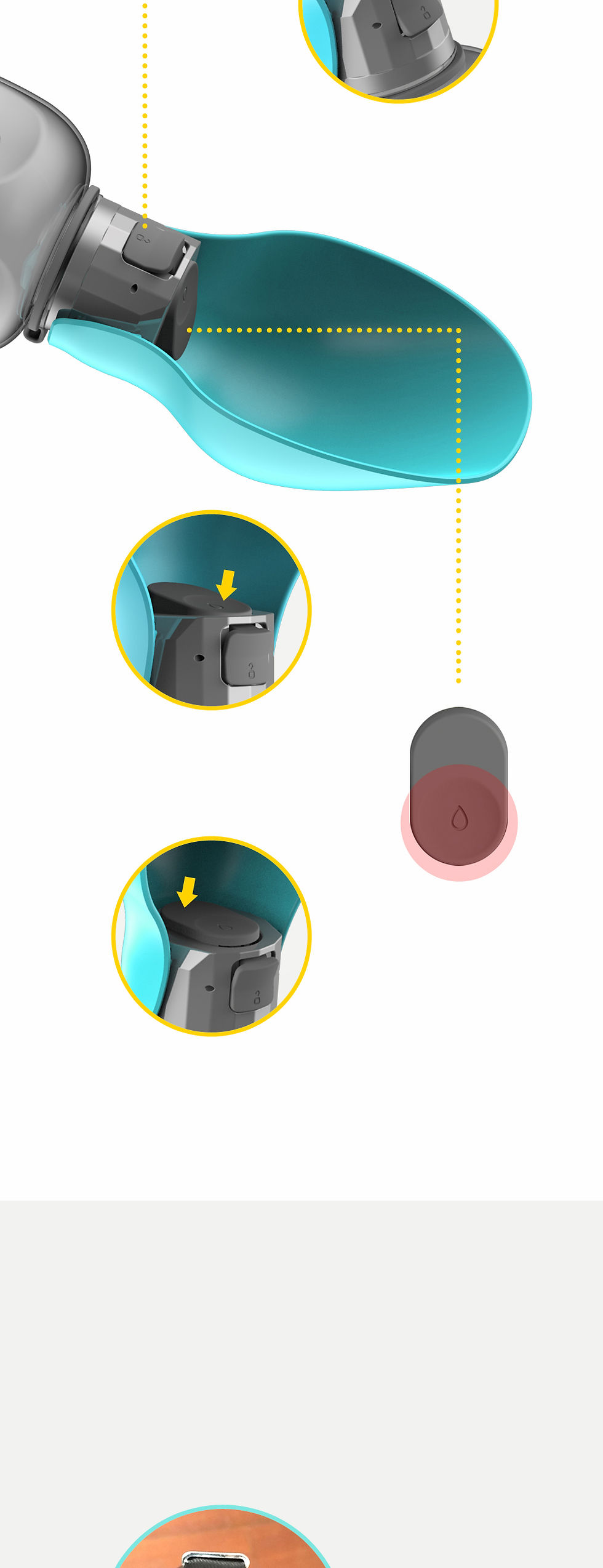 Thumbnail: Portable Dog Water Bottle