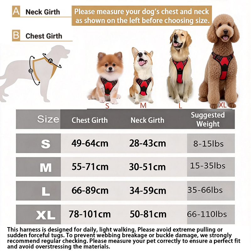 Thumbnail: Adjustable No-Pull Dog Harness