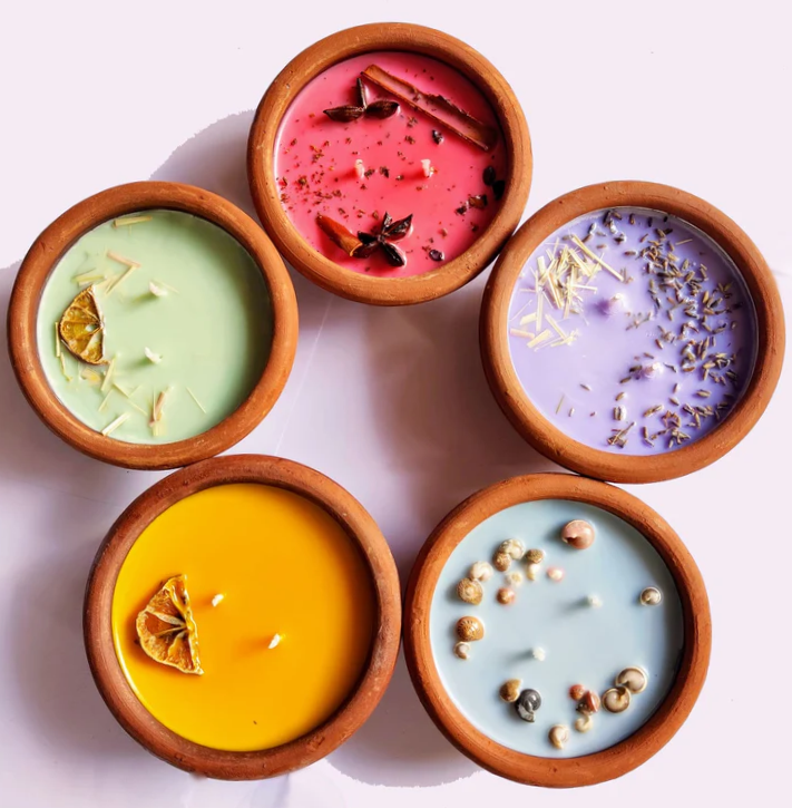 Standard Soy Wax Clay Pot Candle
