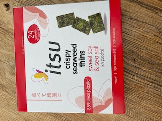Itsu crispy seaweed thins sweet soy & sea salt