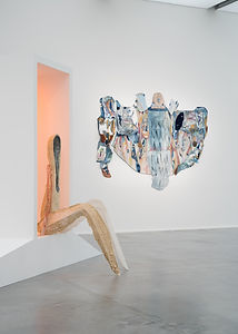 Biennale d'Anglet 2024, oeuvres de Io Burgard et de Mathilde Denizet