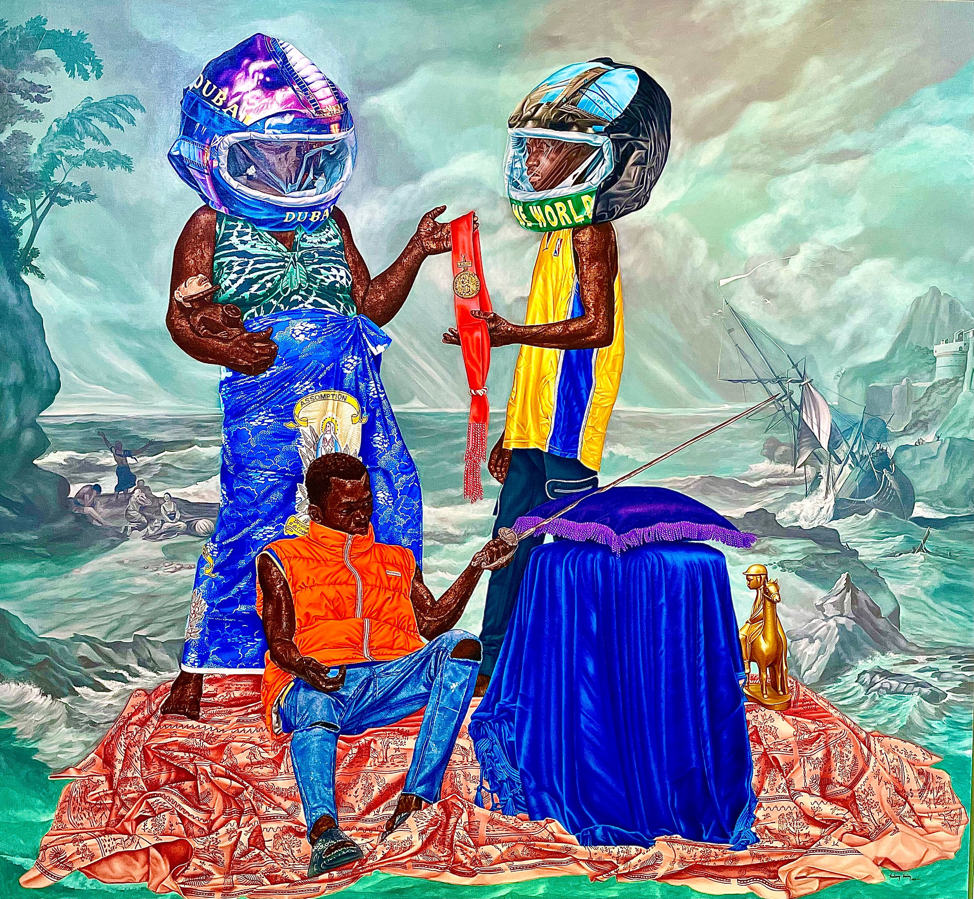 In the Floods of Illusions VI, Hilary Balu, 2022. @Collection privée, Paris