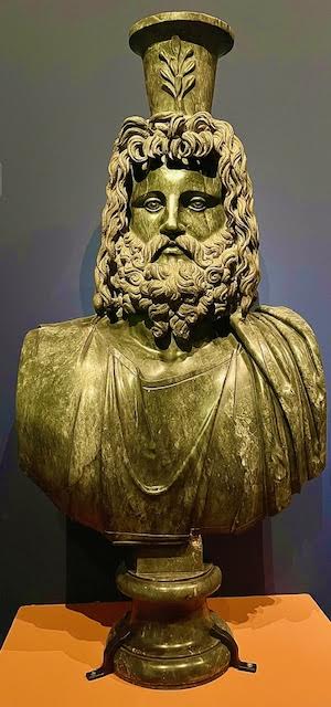Buste du Dieu Sérapis.Epoque Romaine (150-200 apr J.C. @Musée du Louvre