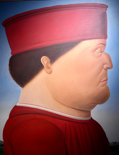 The Duke and Duchess of Urbino d'après Piero della Francesca (Dyptique), 1998