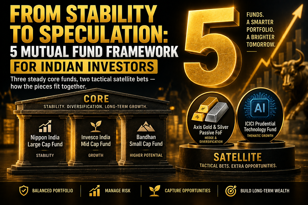 From Stability to Speculation: 5 Mutual Fund Framework for Indian Investors