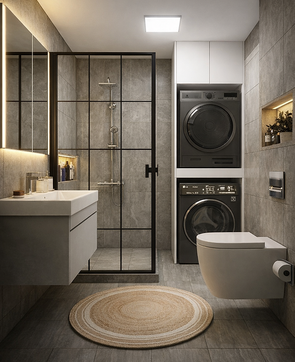 E.G. Evi Banyo İç Mekan Tasarımı & Render
