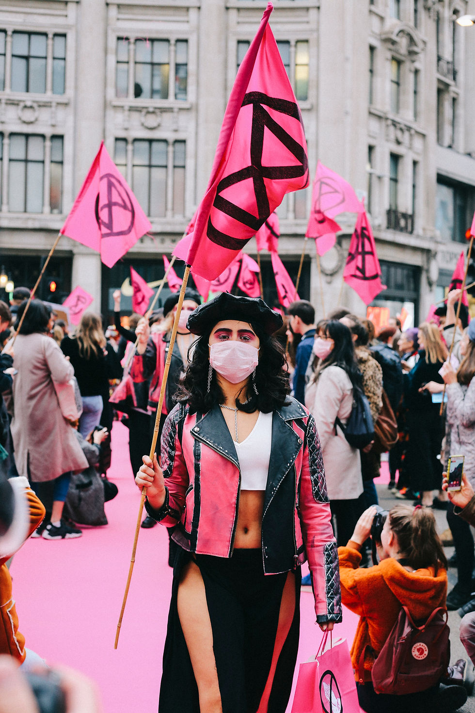 Extinction Rebellion Fashion Act- London Fashion Show 2019