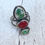 Thumbnail: Emerald Valley Turquoise W/ Italian Coral Ring