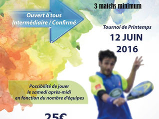 Tournoi le 12 Juin