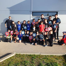 All In Padel Sports accueille les jeunes du club Provence-Rugby