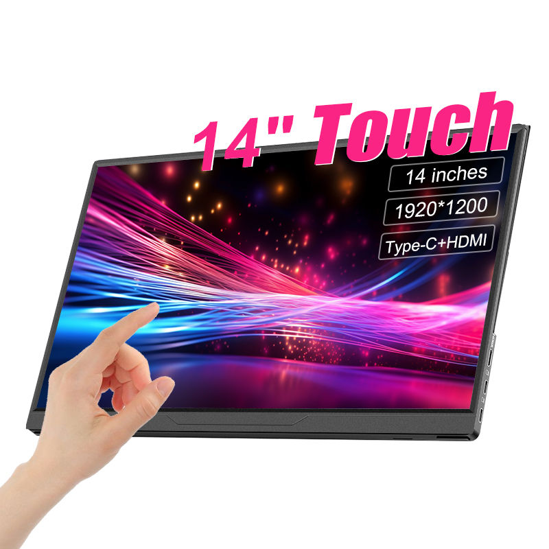 14inch Portable Monitor Touch Ultra-thin 1200P IPS USB-C HDMI External Second Sc