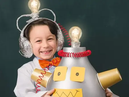 "Inventive mind at play: nurturing creativity in young explorers."