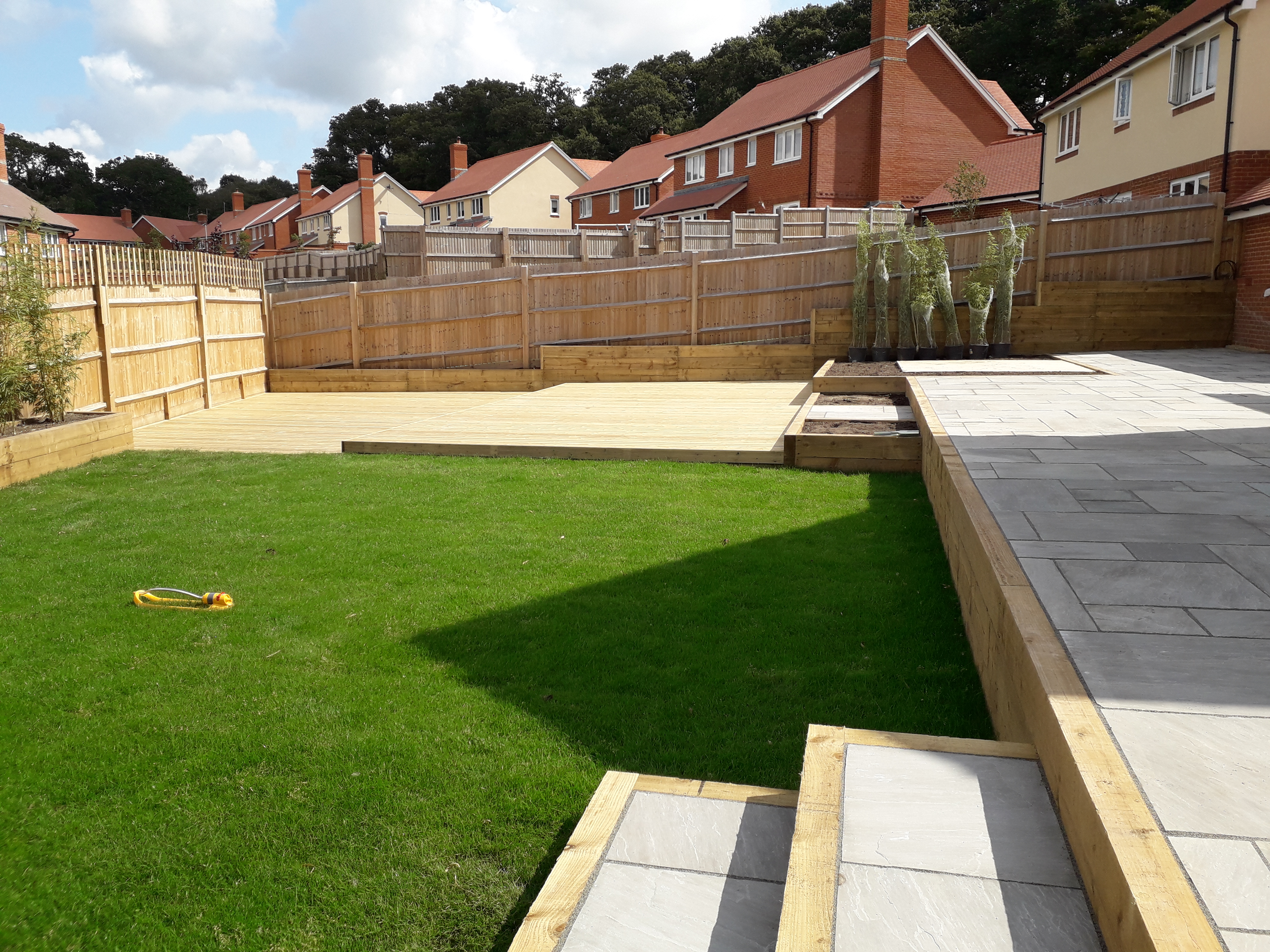 Sleeper wall - Ferndown