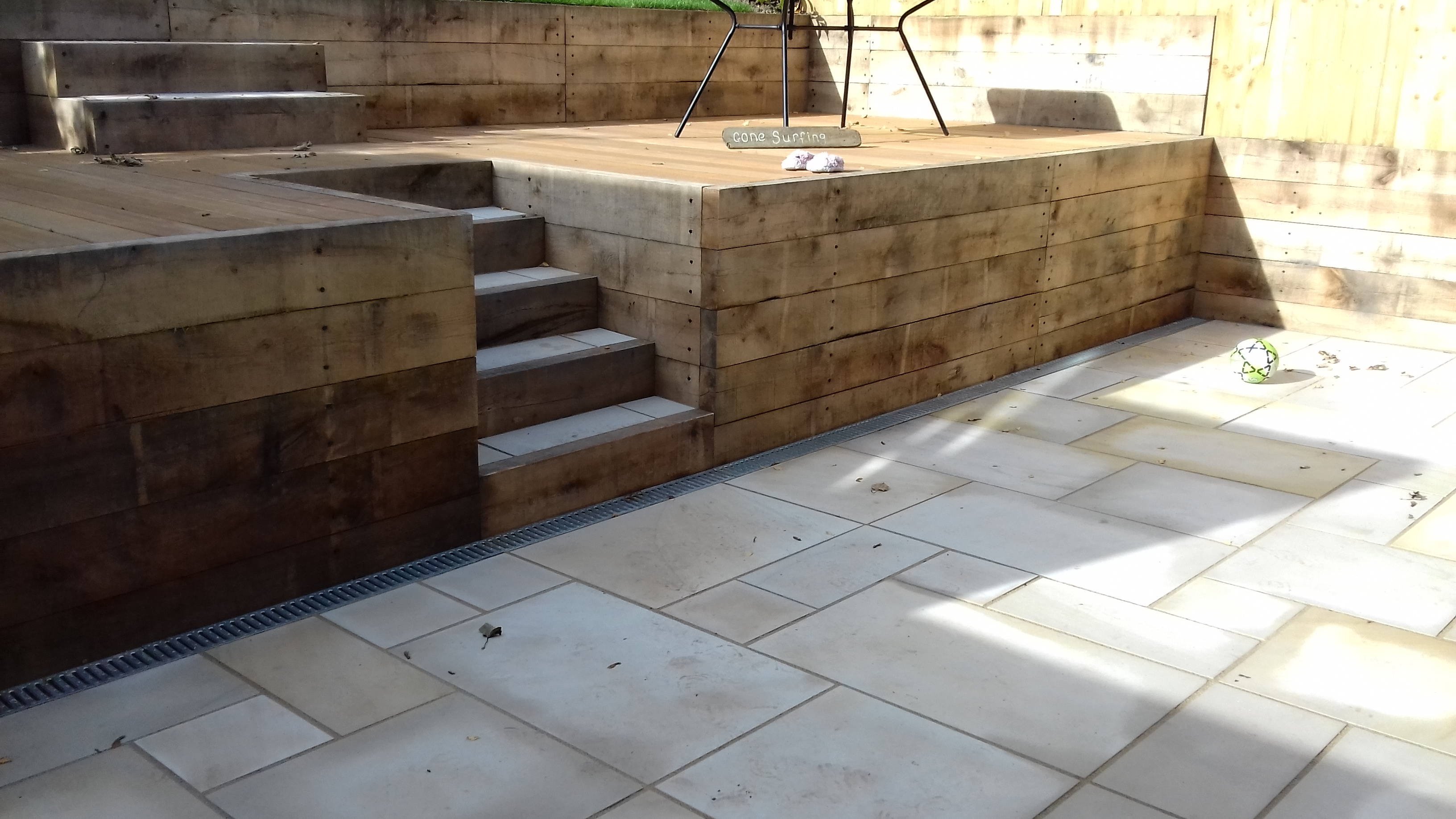 Sleeper wall - Parkstone