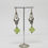 Miniature : Boucles d'oreilles "Précieuse ambre verte"