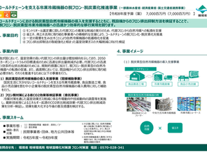 コールドチェーンを支える冷凍冷蔵機器の脱フロン・脱炭素化推進事業【令和8年度】