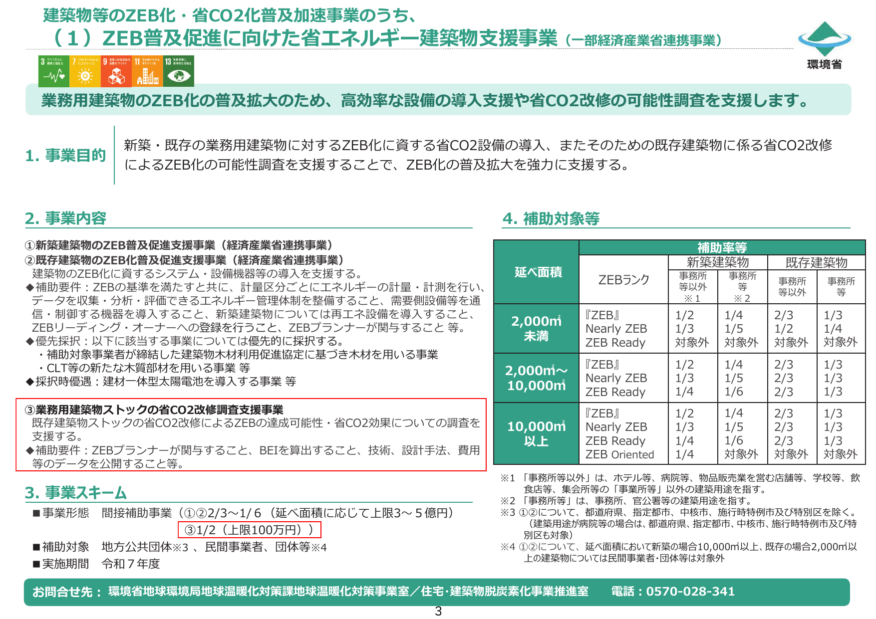 業務用建築物ストックの省CO2改修調査支援事業【令和7年度】