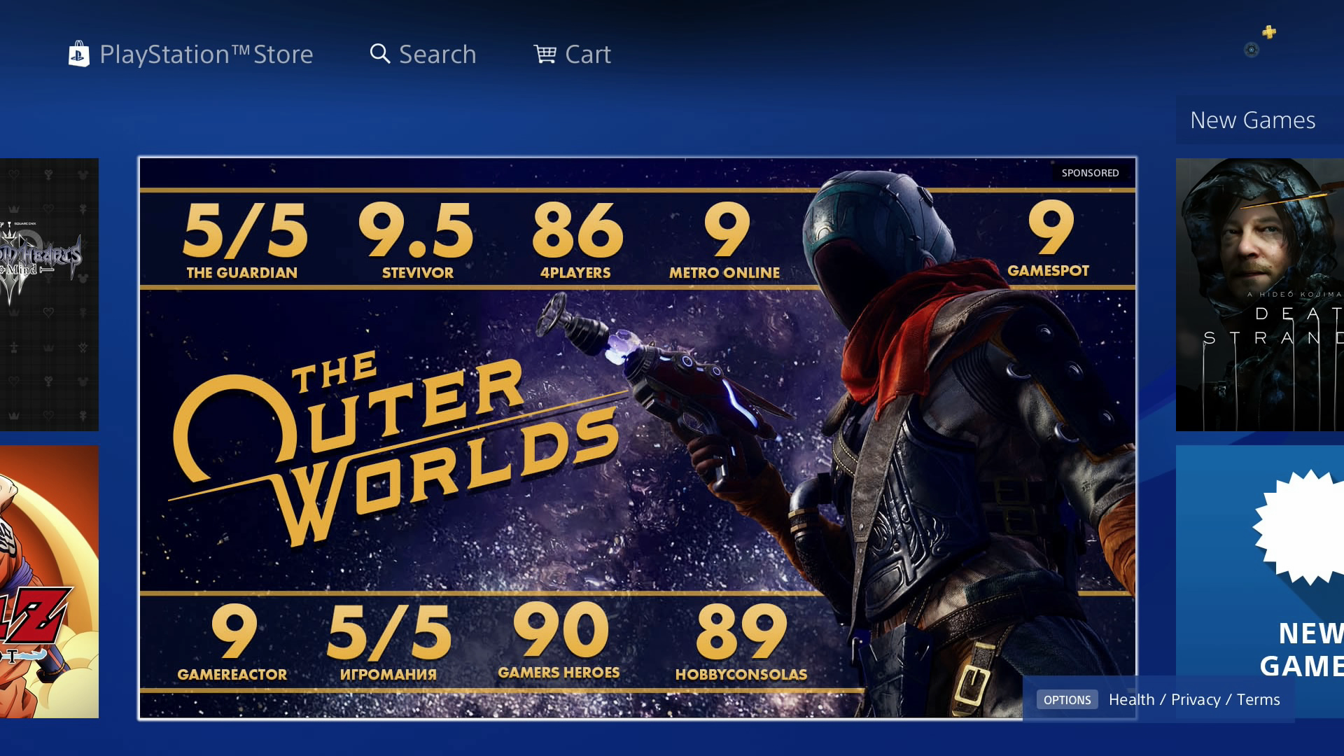 Casey Scheld The Outer Worlds Accolade