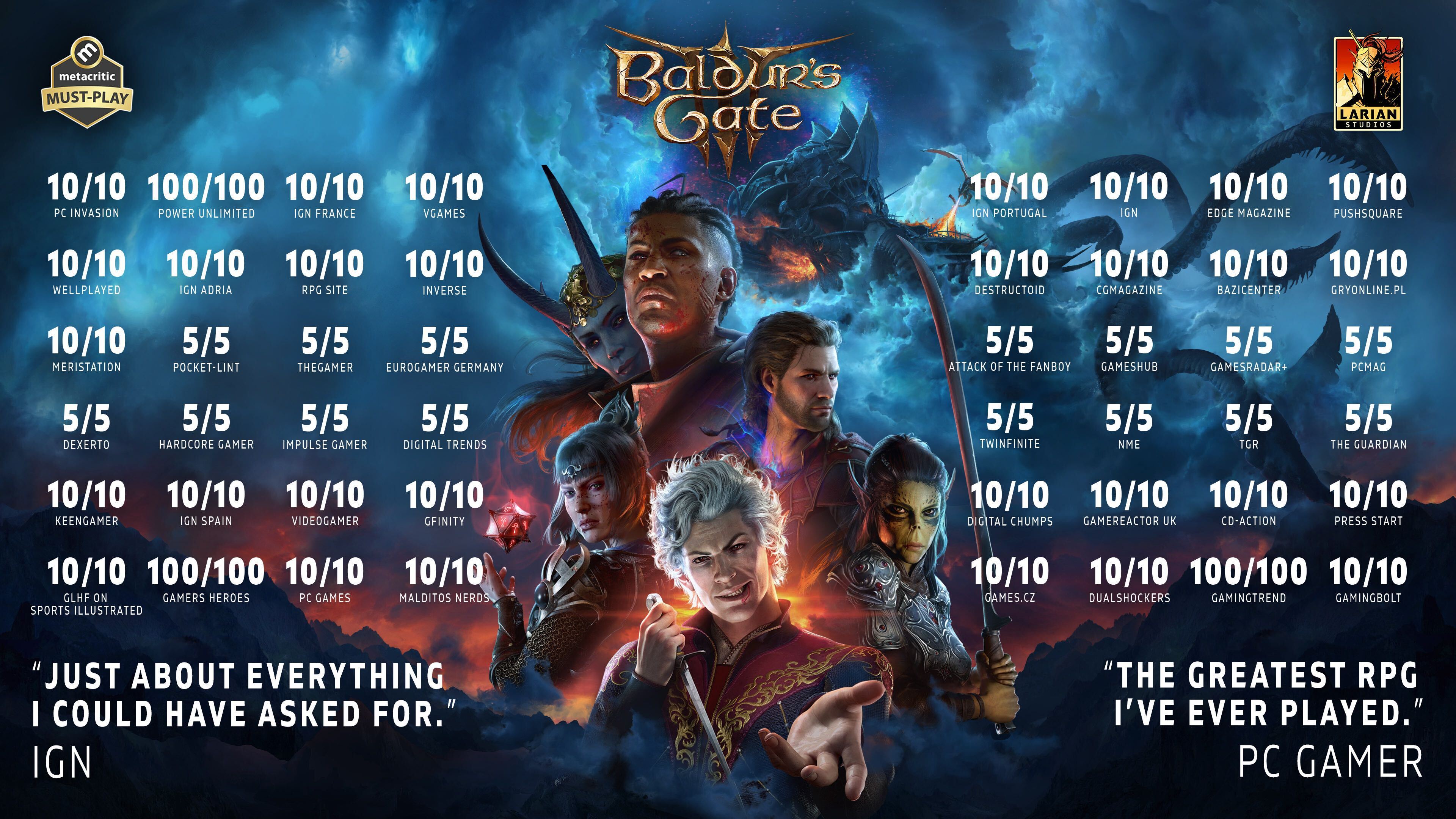 Casey Scheld Baldur's Gate 3 Accolade