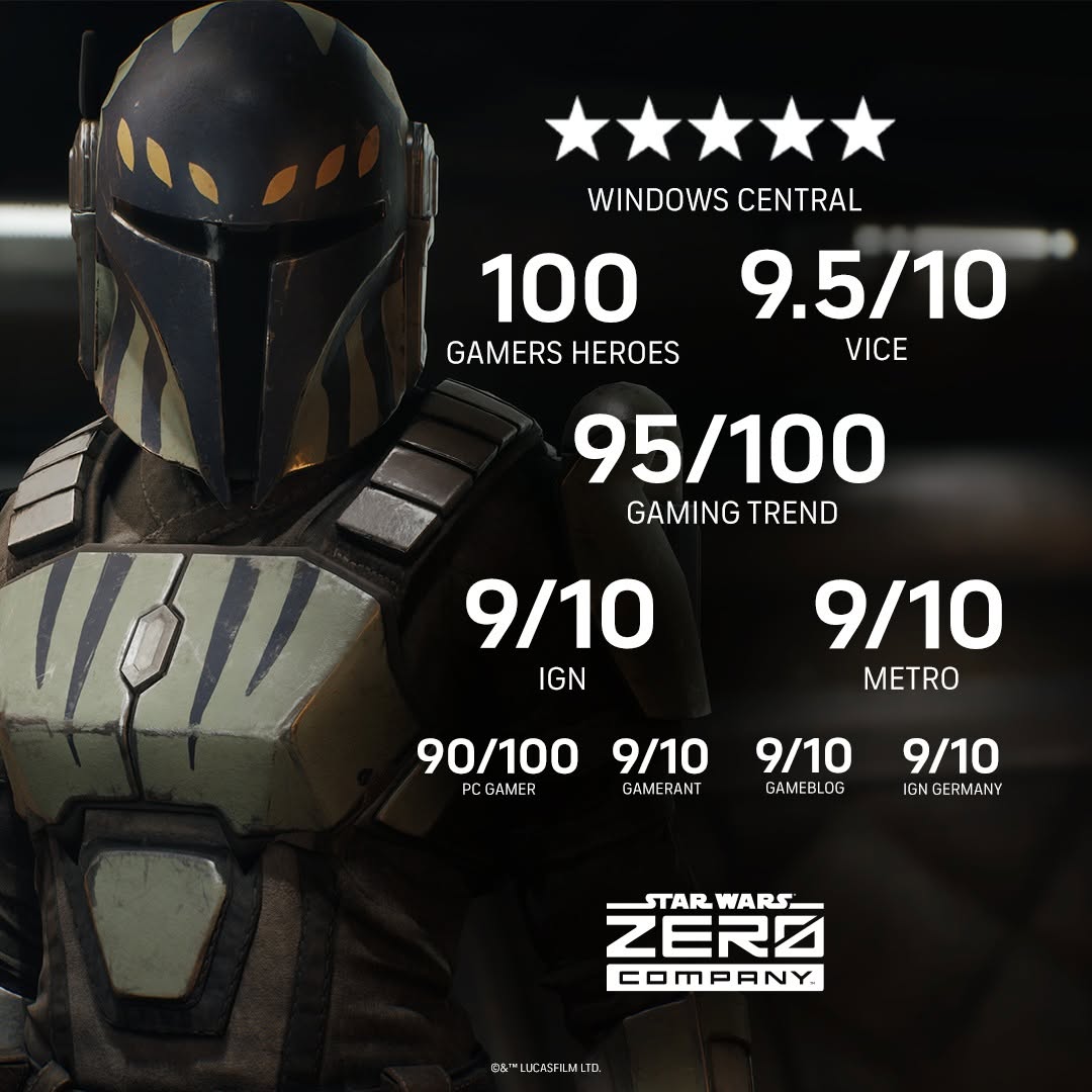 Star Wars Zero Company Accolade