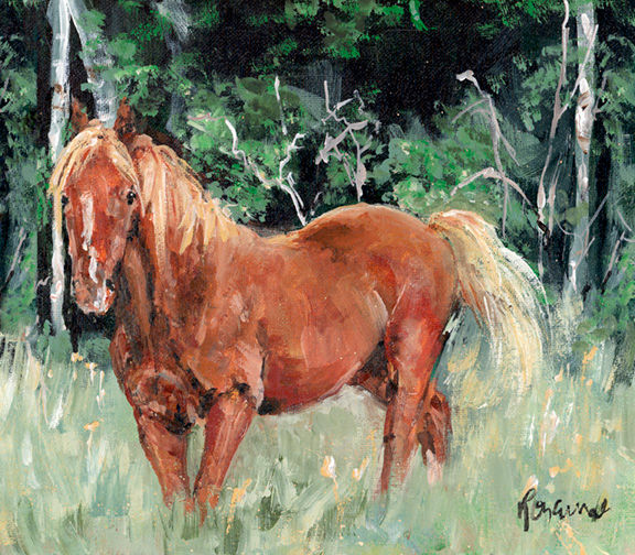 2179 Chestnut w Flaxen Mane and Tail 2179