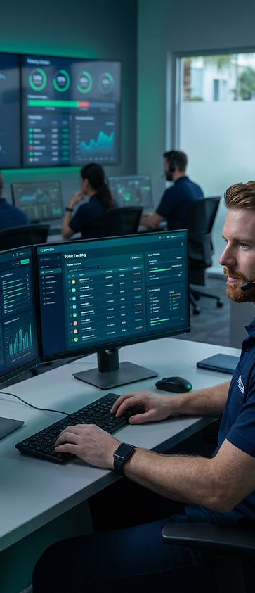 Image depicting proactive IT monitoring and maintenance for a HIPAA-compliant medical practice in Nocatee